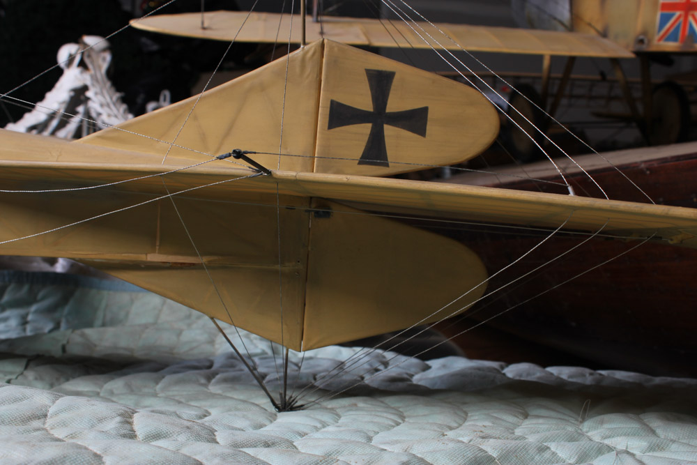 Model of a WWI Era German Etrich Taube Monoplane