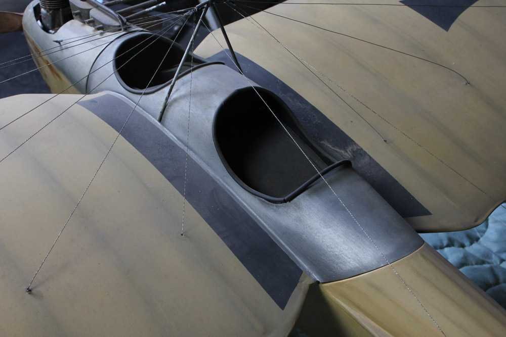 Model of a WWI Era German Etrich Taube Monoplane