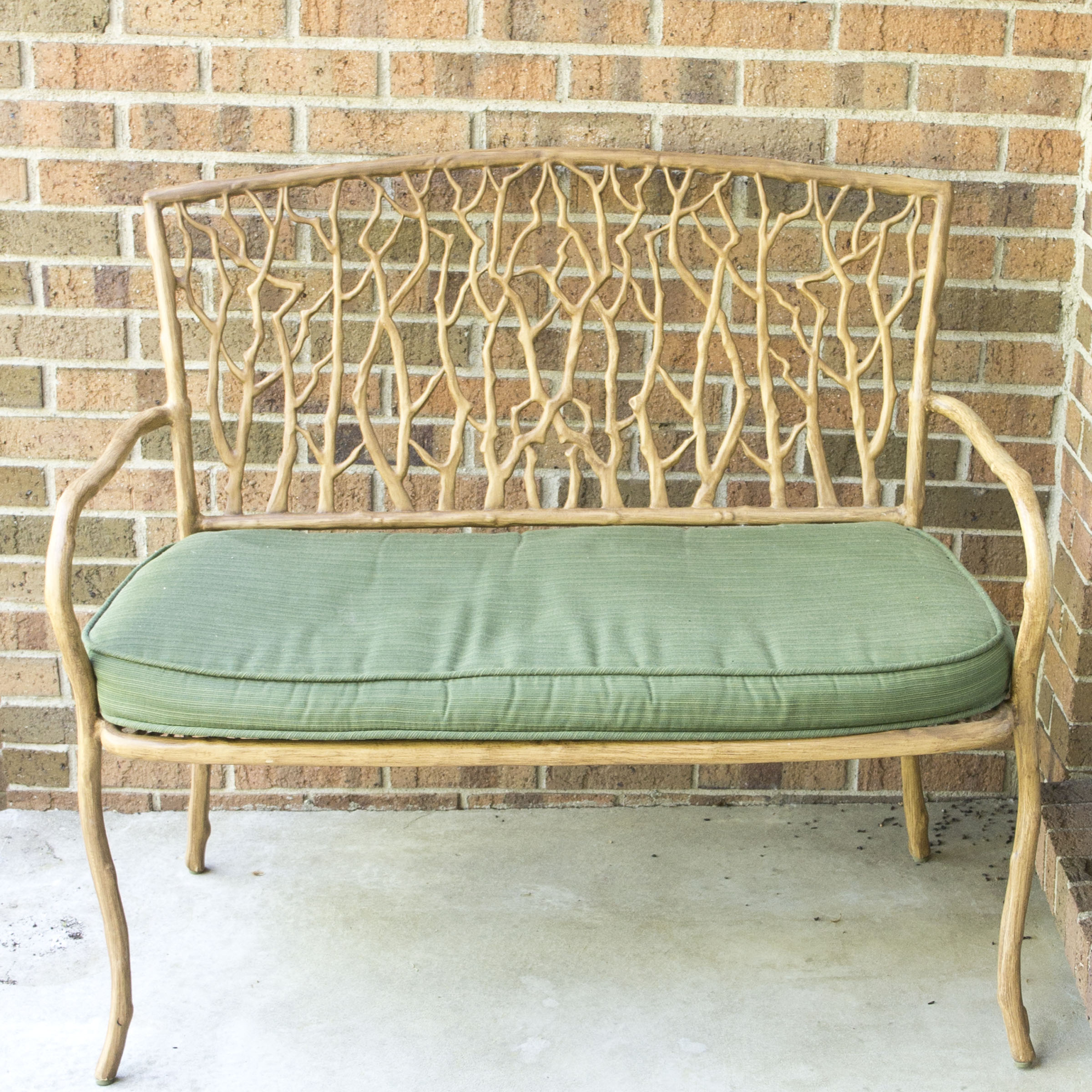 Branch Motif Outdoor Bench