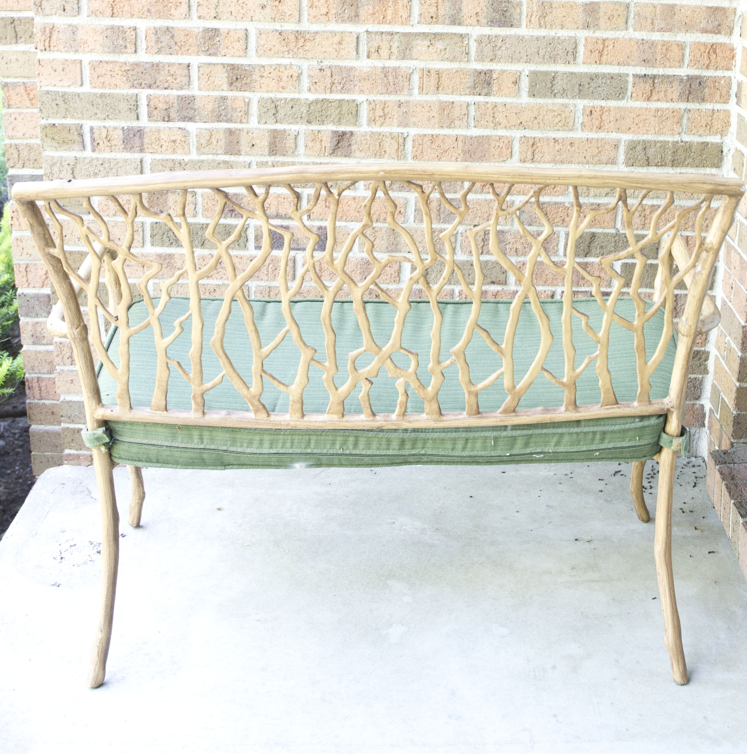 Branch Motif Outdoor Bench