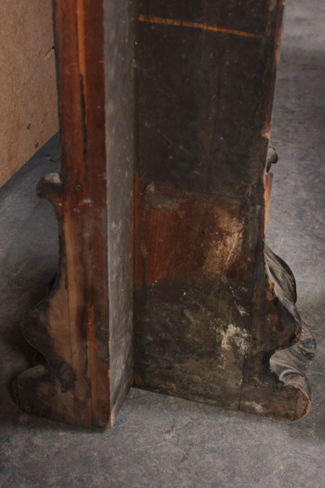 Carved Architectural Salvage with Lion Head Design