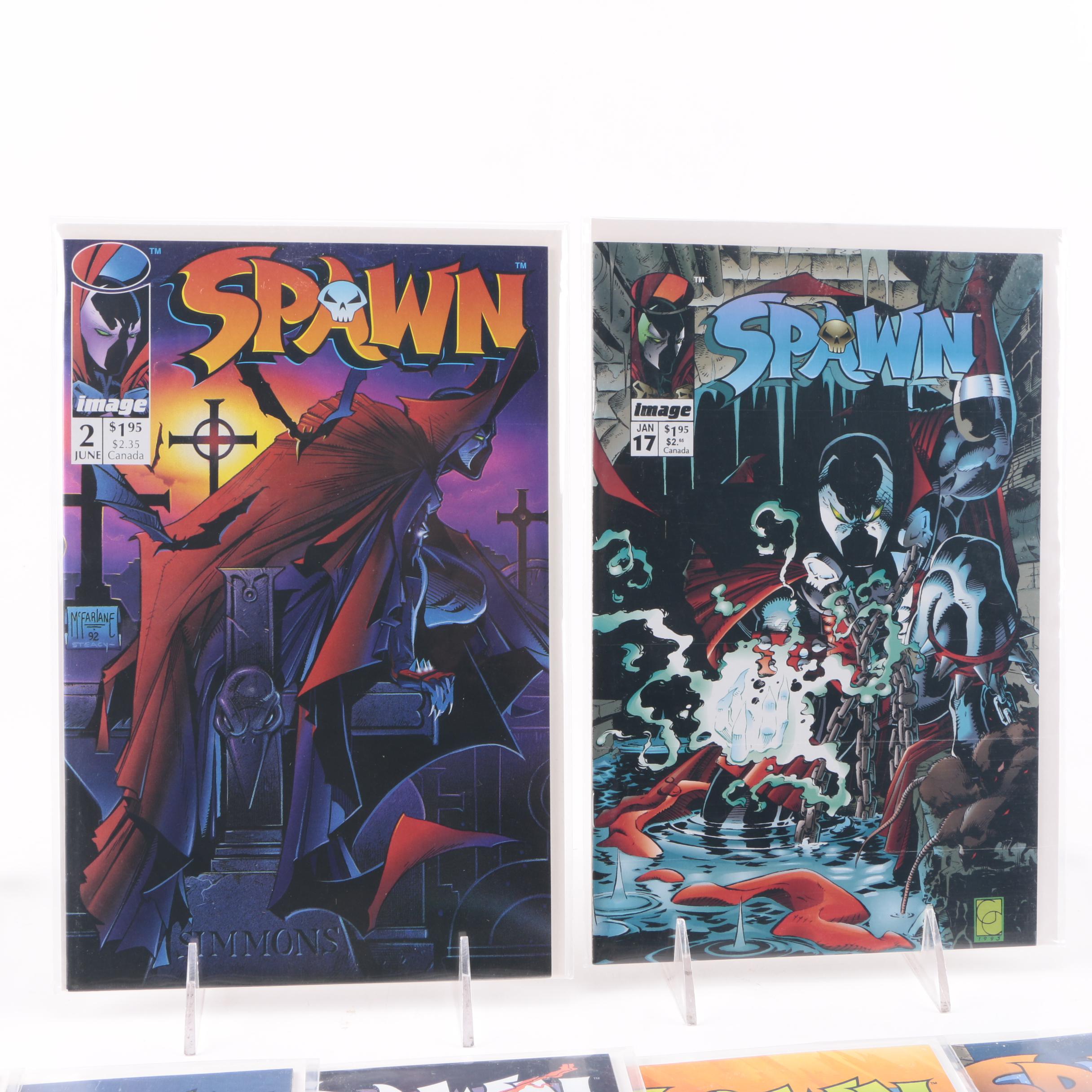 "Spawn" Issues 1-18 and "Batman Spawn" Graphic Novels