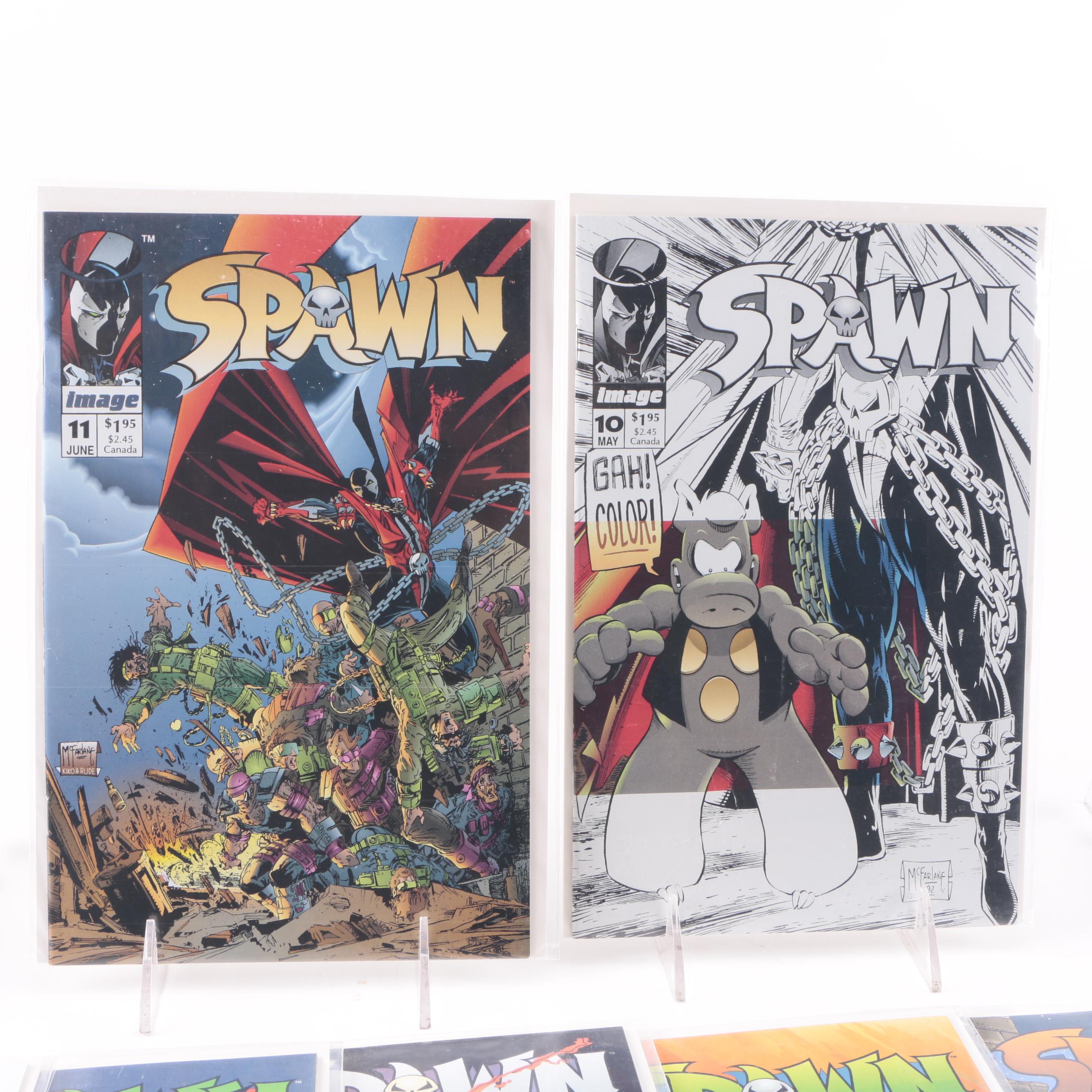 "Spawn" Issues 1-18 and "Batman Spawn" Graphic Novels