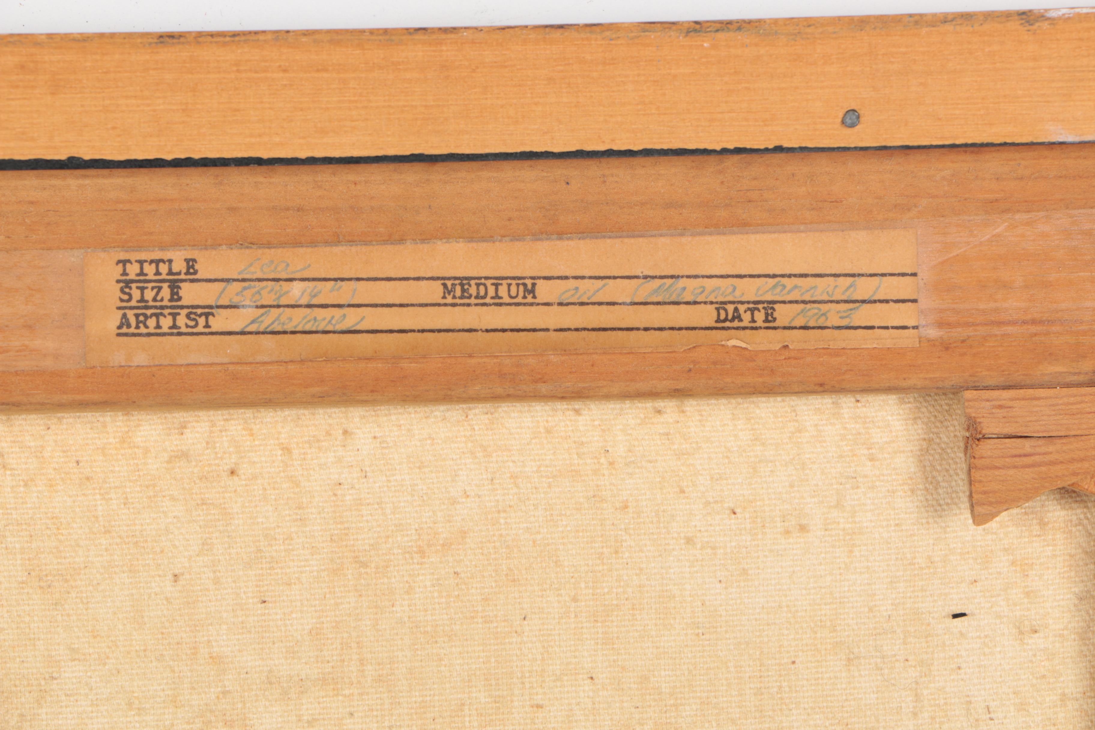 Joan Abelove Oil Painting "Lea"