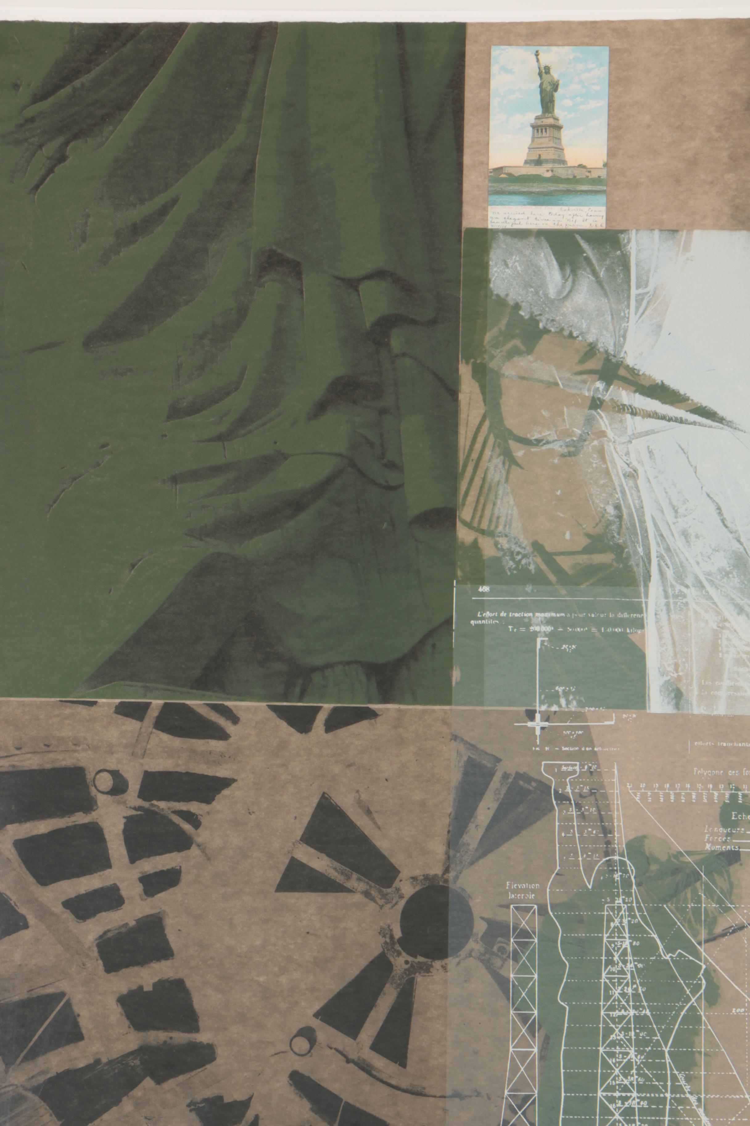 1983 Robert Rauschenberg Limited Edition Hand Pulled Lithograph "Statue of Liberty"