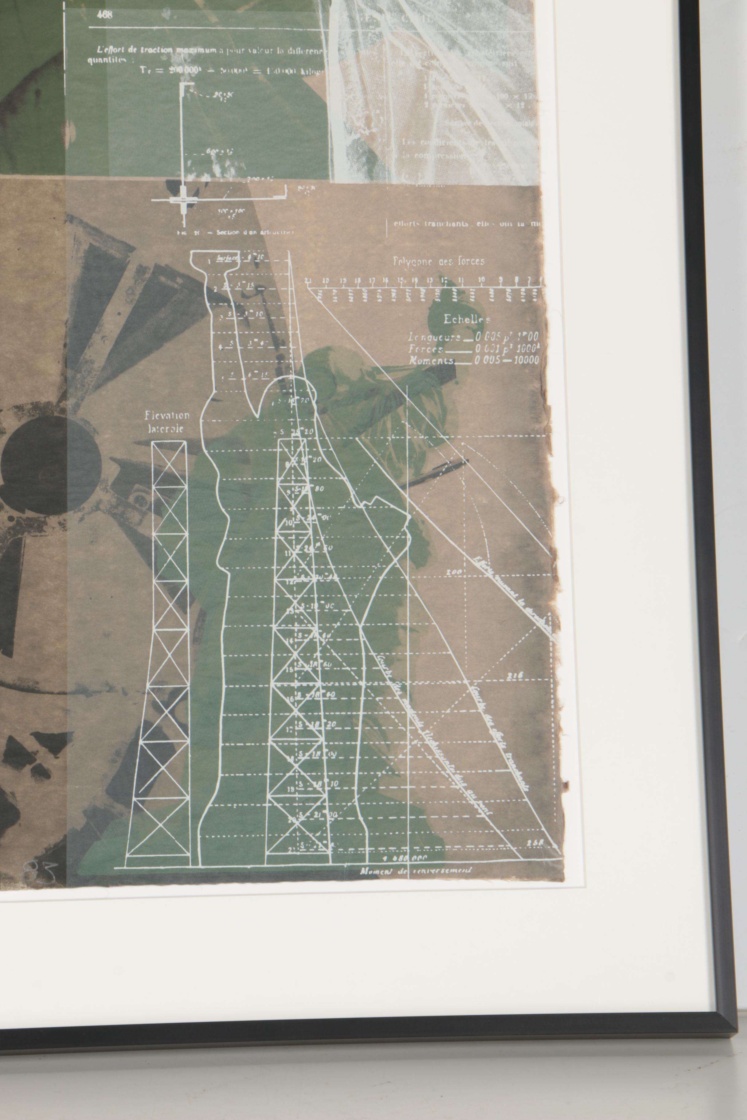 1983 Robert Rauschenberg Limited Edition Hand Pulled Lithograph "Statue of Liberty"