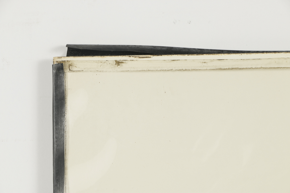 John Ihle Limited Edition Lithograph on Paper of Abstract Black and White Composition