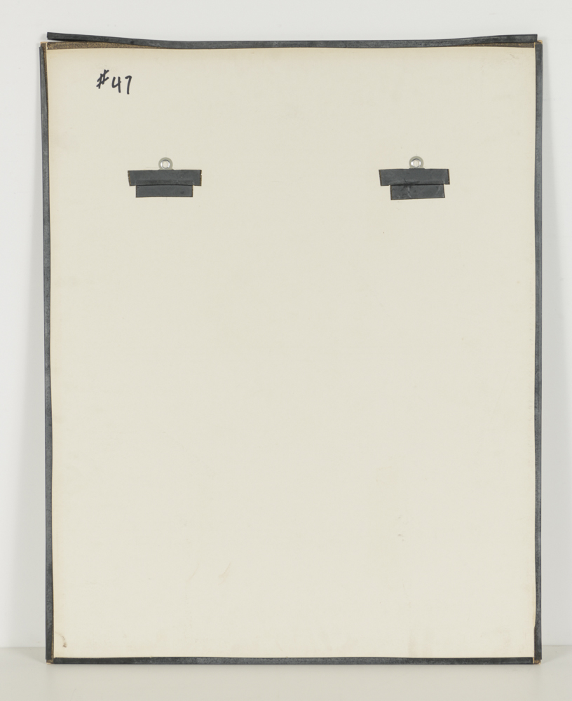 John Ihle Limited Edition Lithograph on Paper of Abstract Black and White Composition