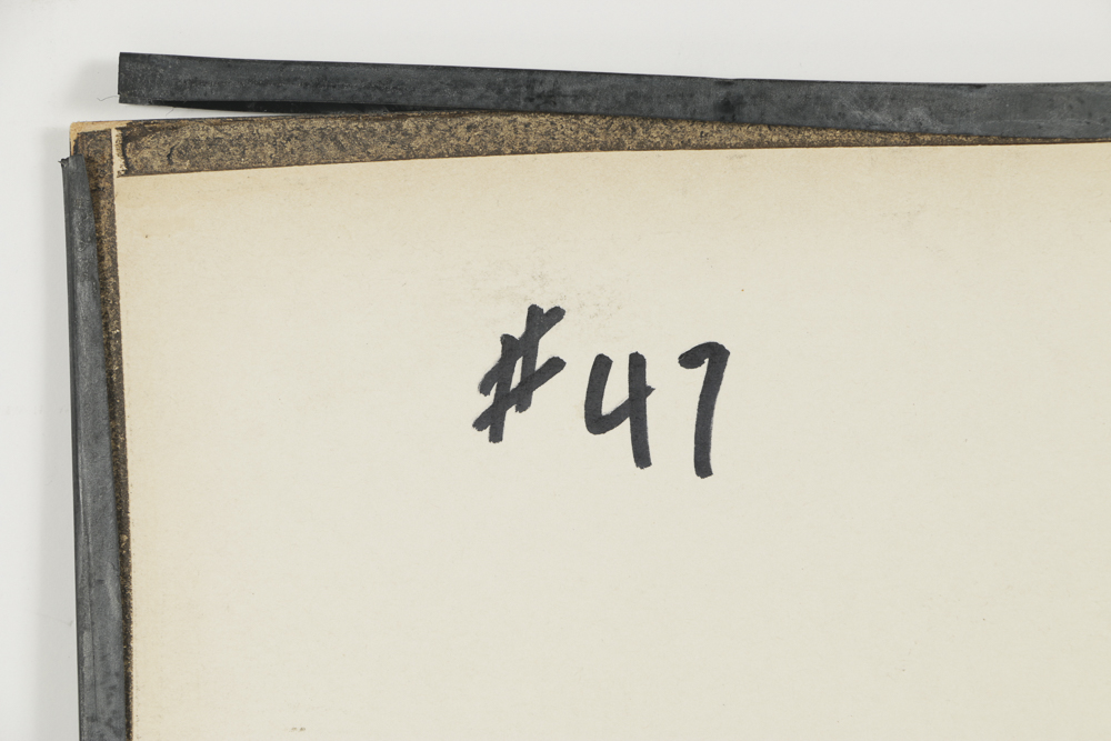 John Ihle Limited Edition Lithograph on Paper of Abstract Black and White Composition