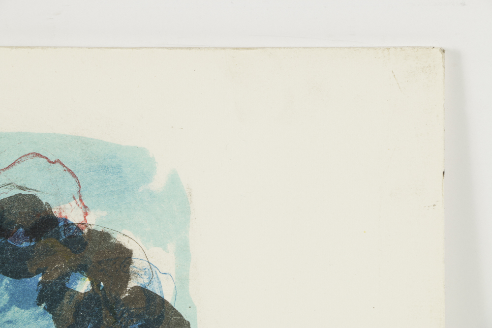 Limited Edition Lithograph on Paper of an Abstract Scene