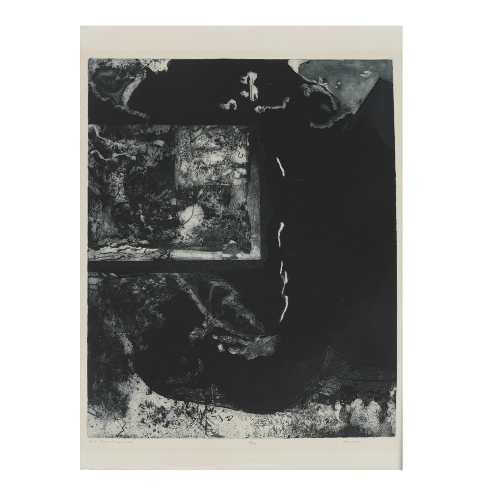 Holmberg Limited Edition Etching on Paper "One Point Five Later"