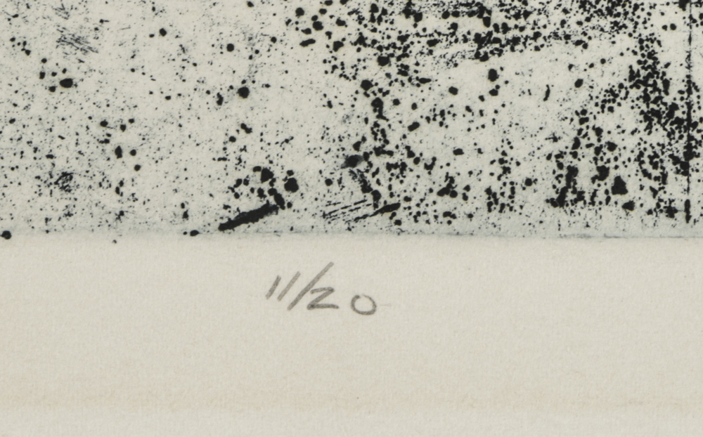 Holmberg Limited Edition Etching on Paper "One Point Five Later"