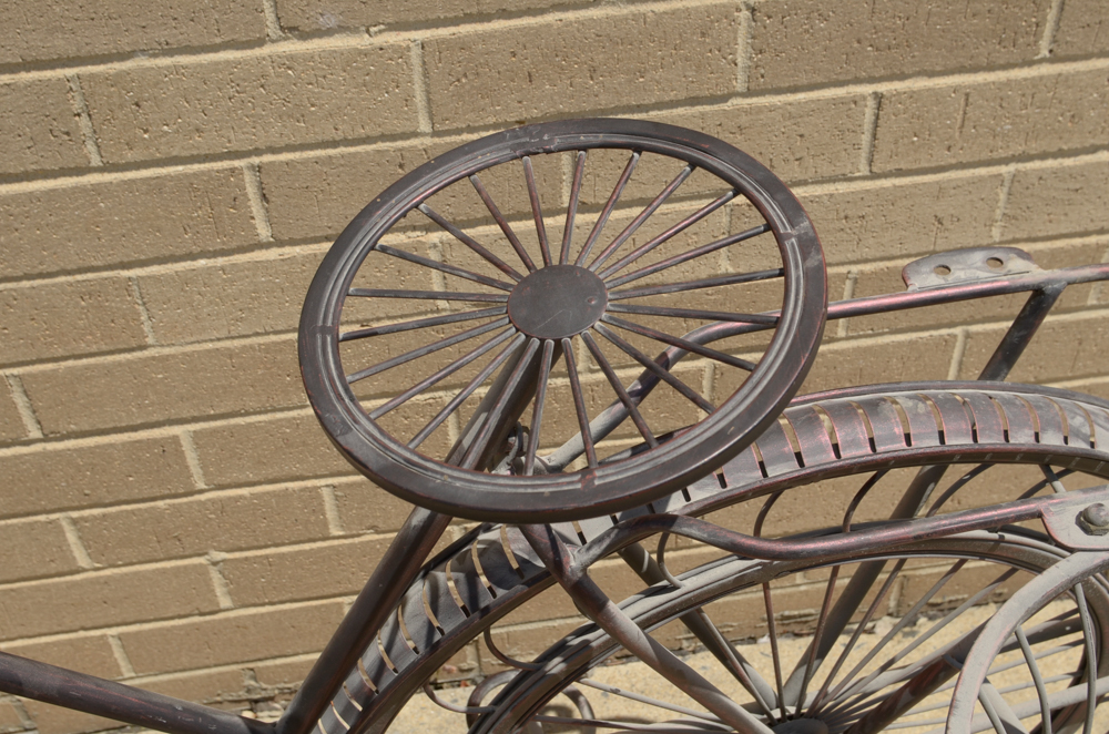 Metal Plant Stand Bike