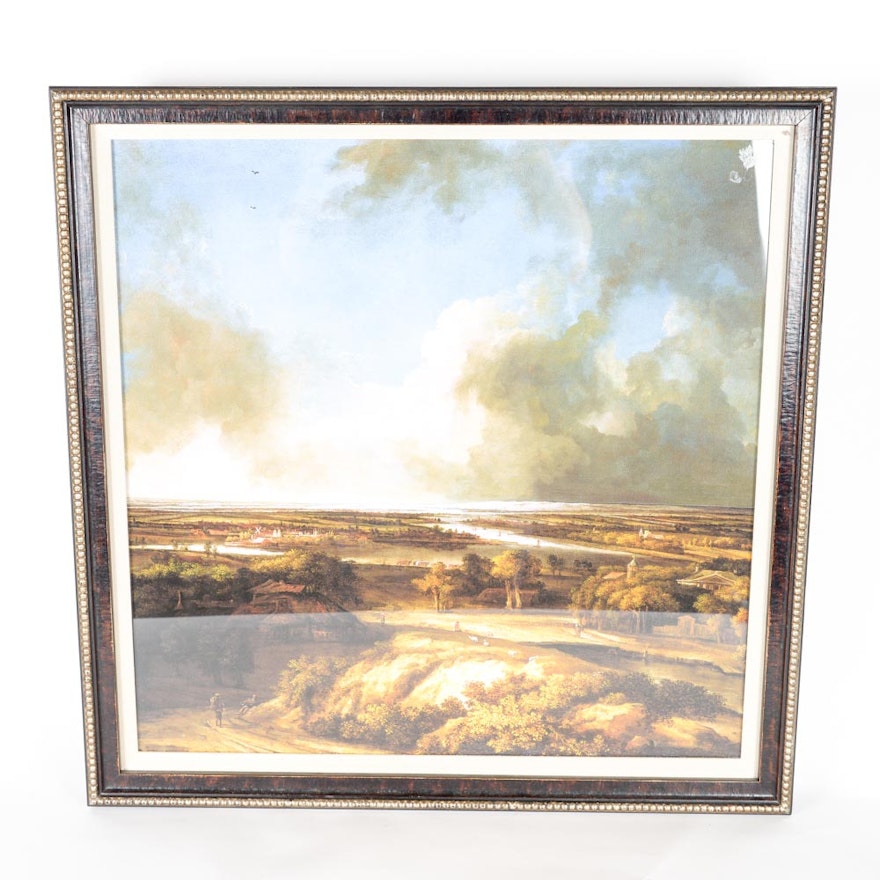 Framed Print of Countryside From Soicher Marin