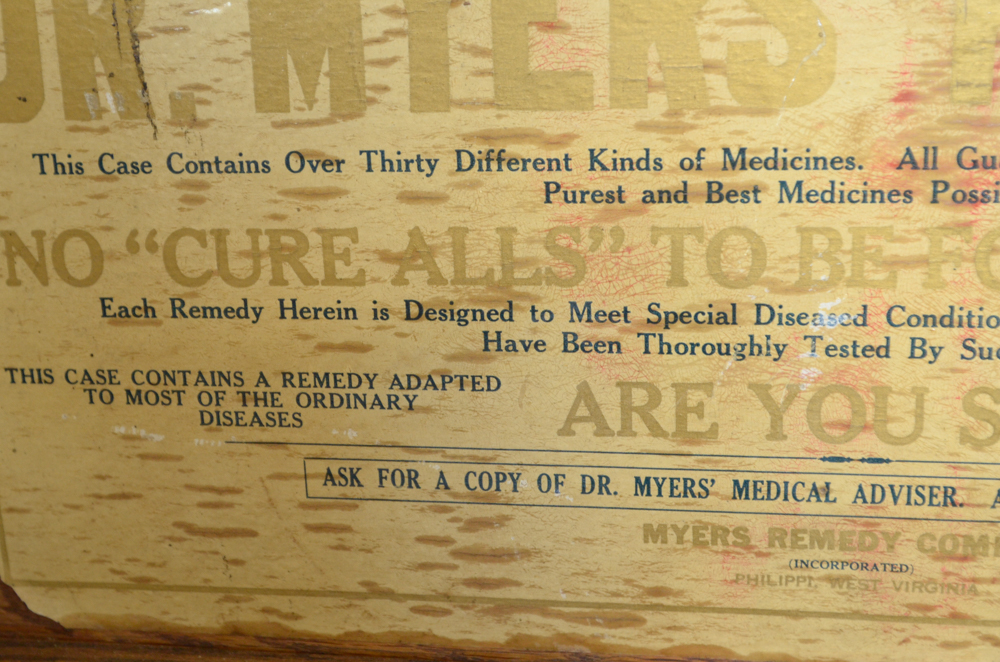 Dr. Meyers' Remedies Antique Drug Case