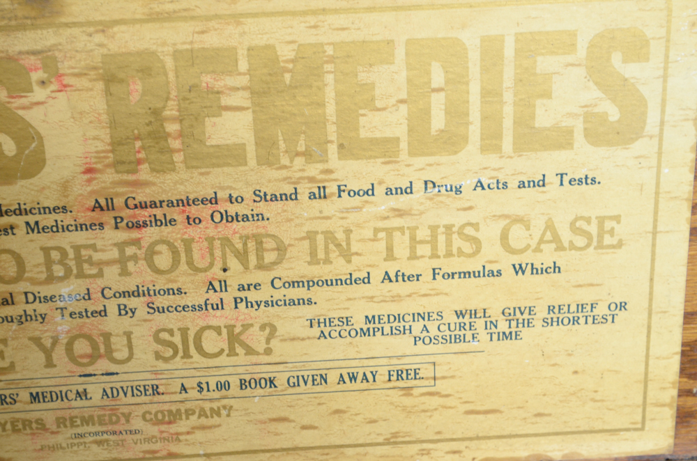 Dr. Meyers' Remedies Antique Drug Case