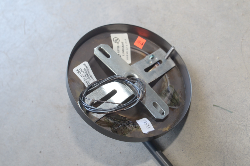 Collection of Eleven Brass Light Gallery Hanging Pedant Light Fixtures