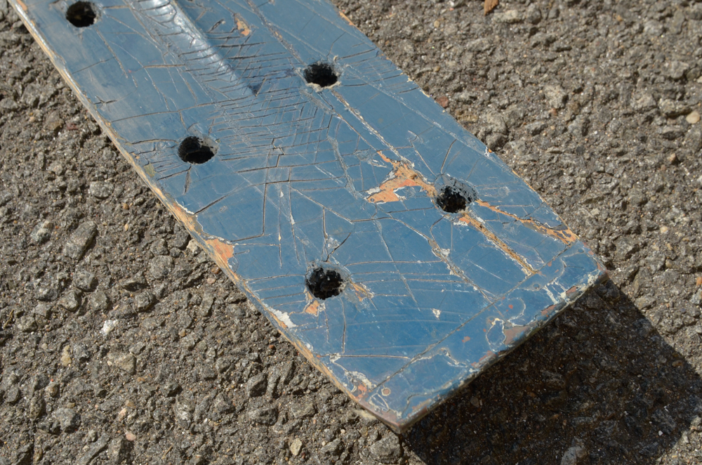 Group of Rowing Oars with Blue Blades