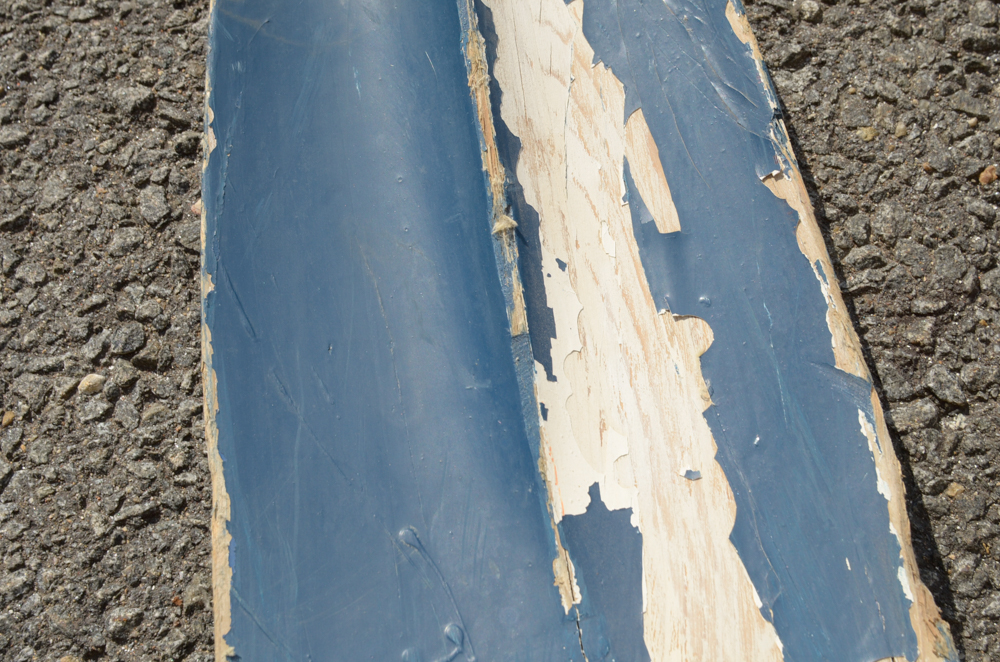Group of Rowing Oars with Blue Blades