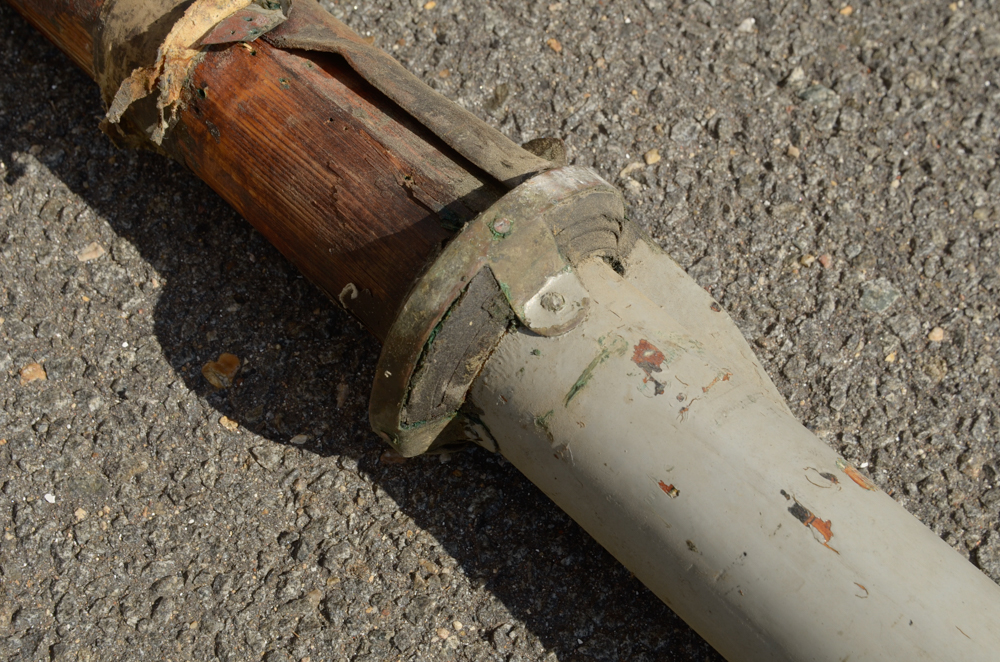 Group of Rowing Oars with Blue Blades