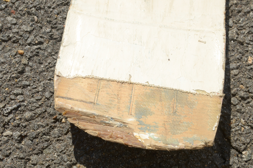 Collection of Vintage Rowing Oars with White Blades