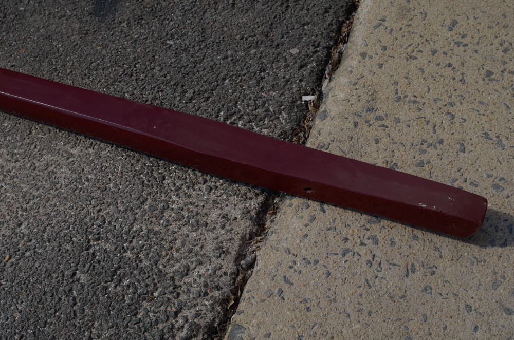 Two Pieces of Red Carriage Equipment