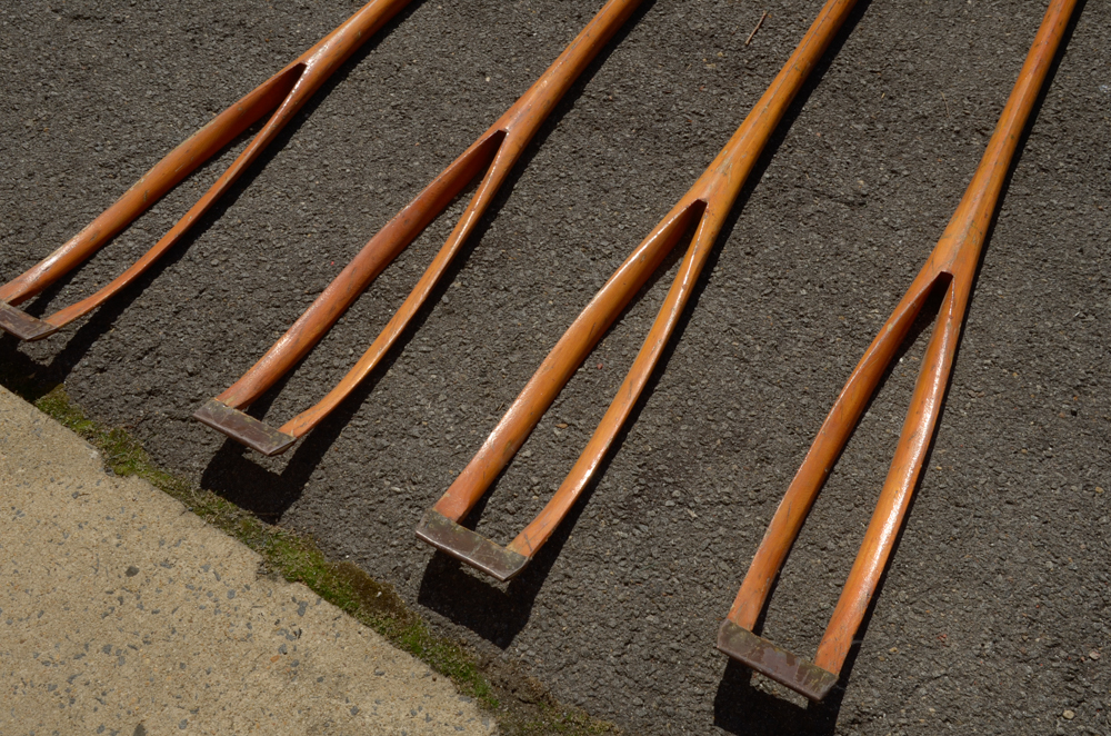 Collection of Vintage Joseph A. Garofalo Rowing Oars