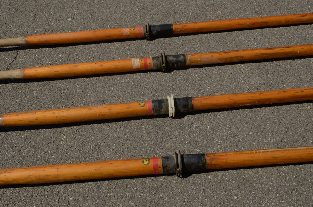 Collection of Vintage Joseph A. Garofalo Rowing Oars