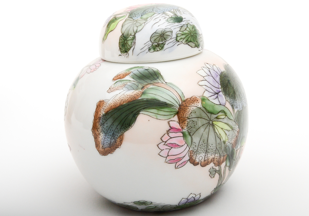 East Asian Ceramic Lidded Vessels