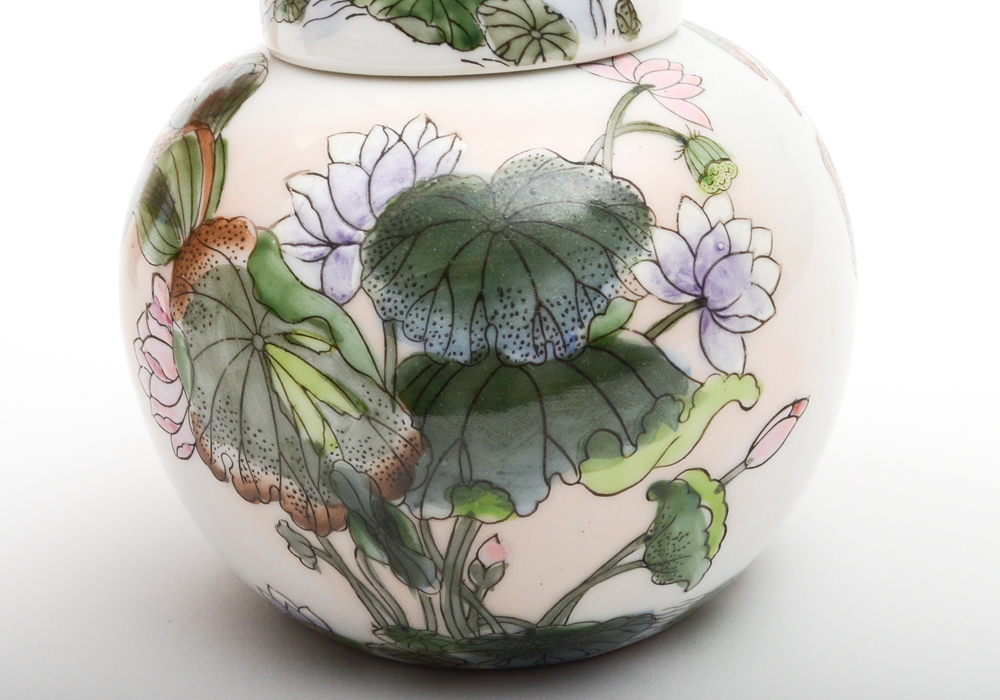 East Asian Ceramic Lidded Vessels