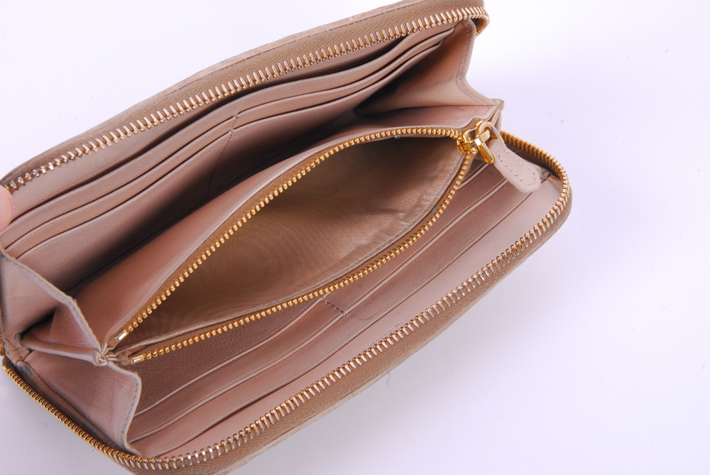 Prada Braided Leather Handbag with Wallet