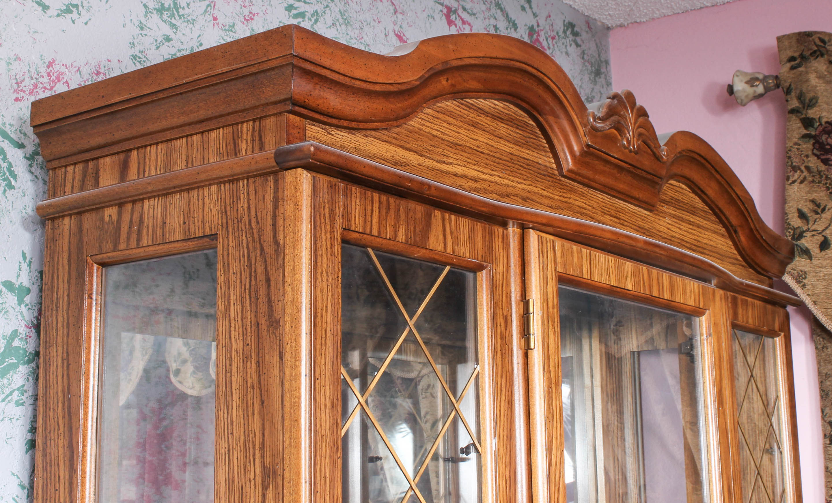 Vintage Bassett Furniture China Cabinet