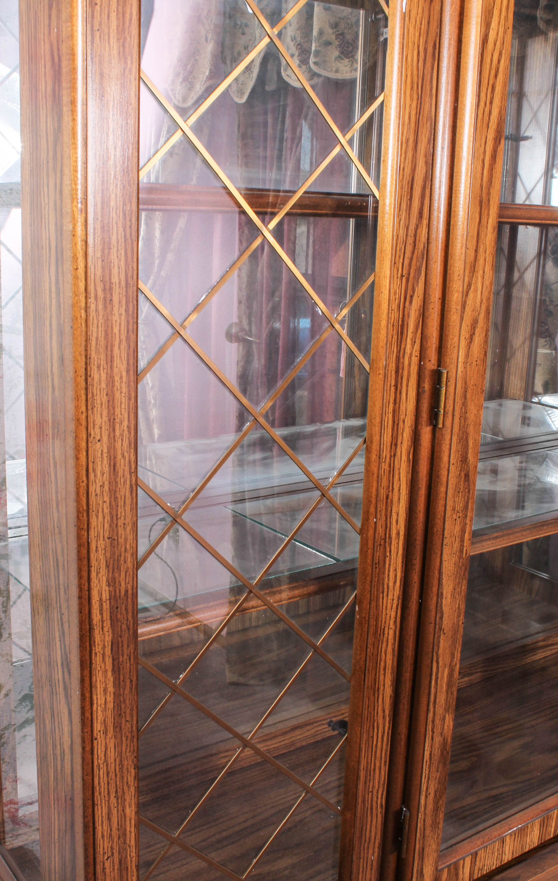 Vintage Bassett Furniture China Cabinet