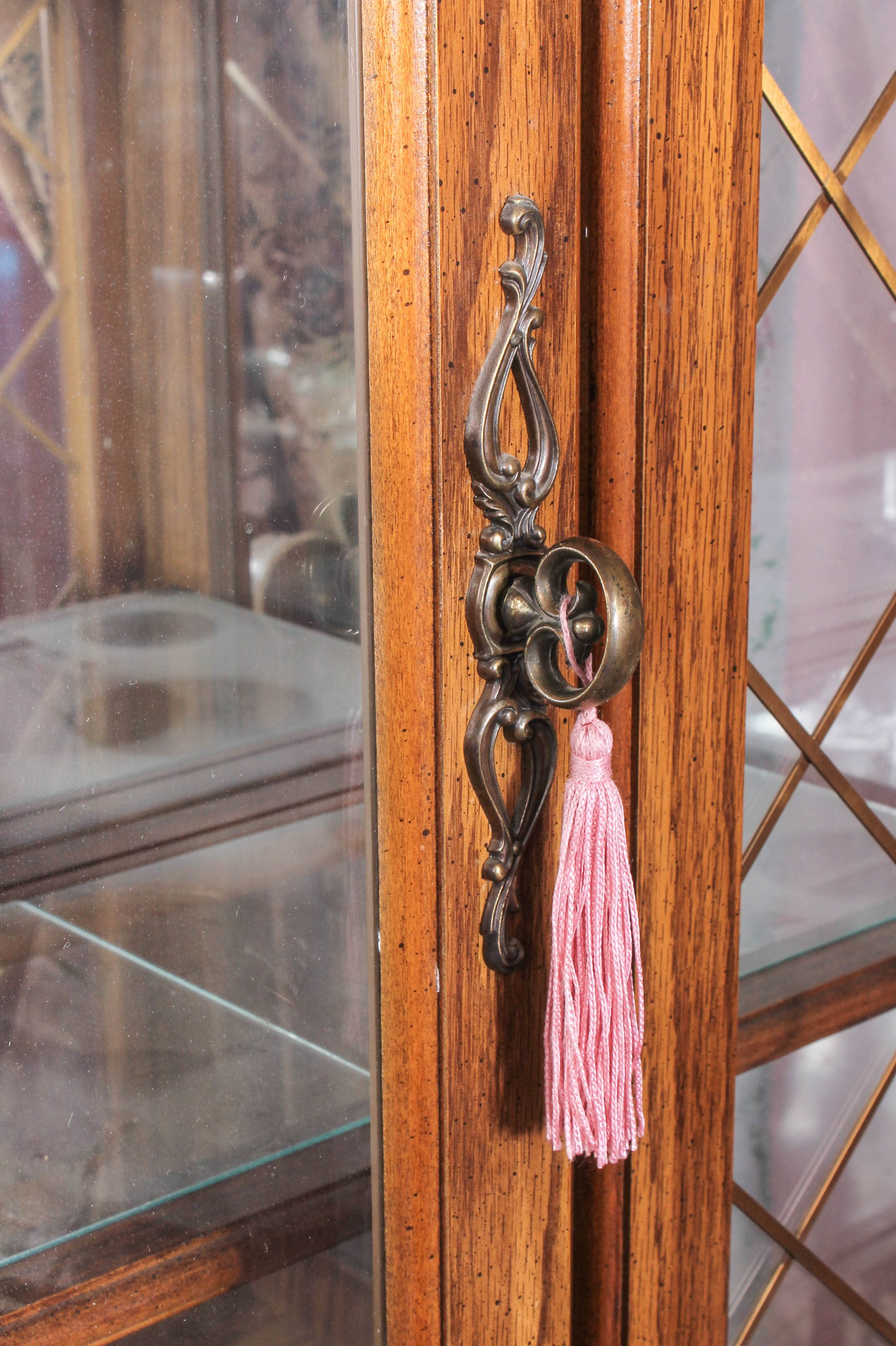 Vintage Bassett Furniture China Cabinet