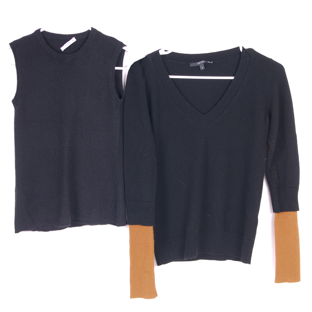 Women's Prada and Gucci Sweaters