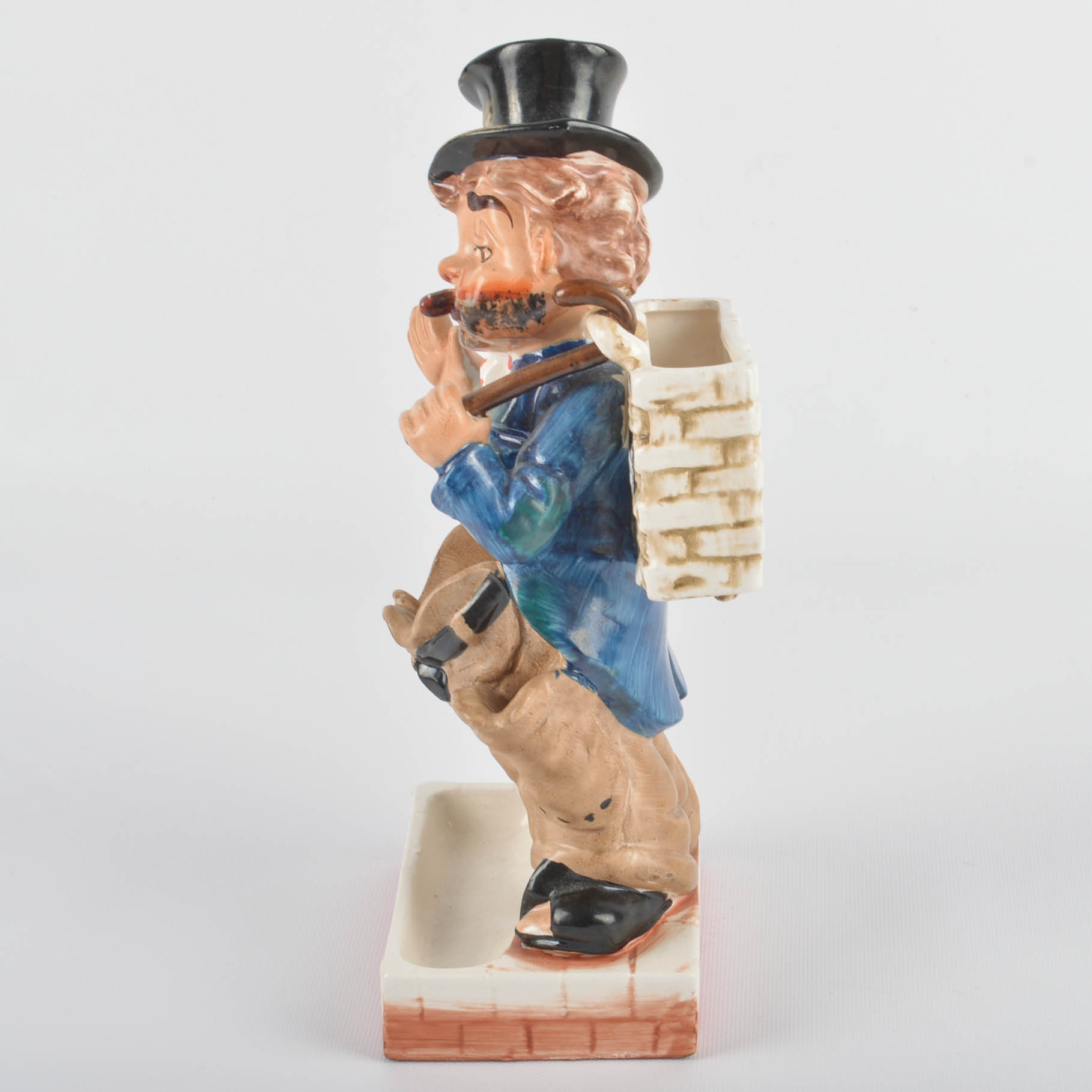 Vintage Shields Fifth Avenue Ceramic Hobo Desk Caddy