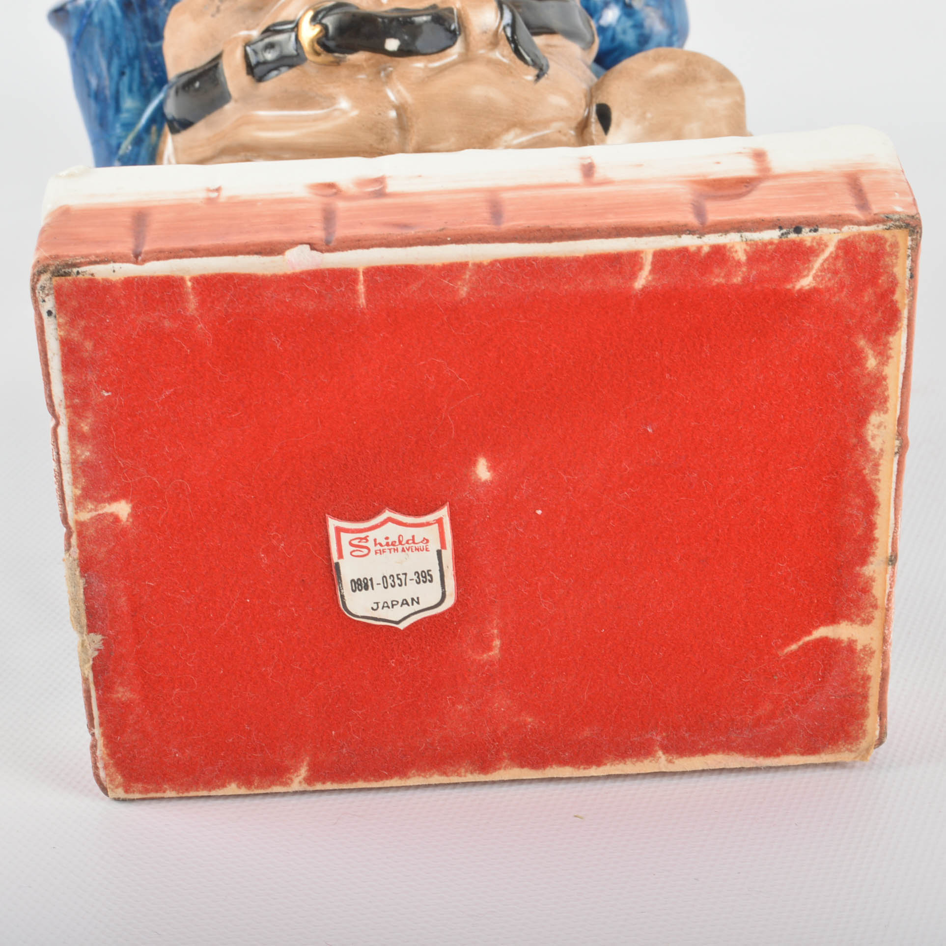 Vintage Shields Fifth Avenue Ceramic Hobo Desk Caddy