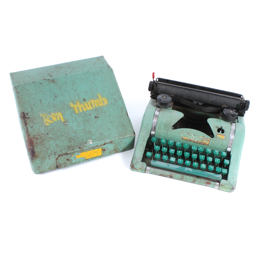 Vintage Tom Thumb Child's Typewriter