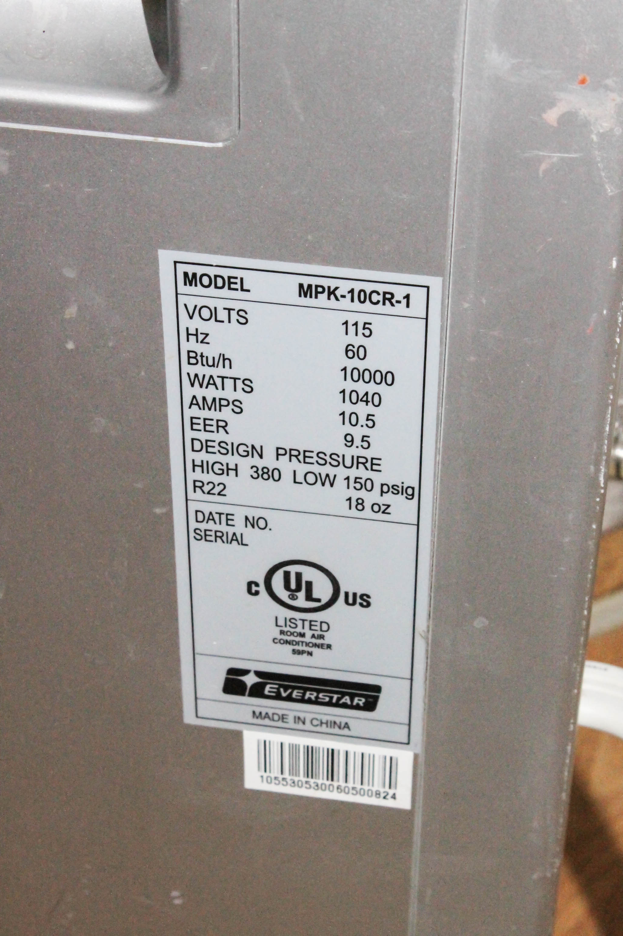 Everstar Portable Air Conditioning Unit