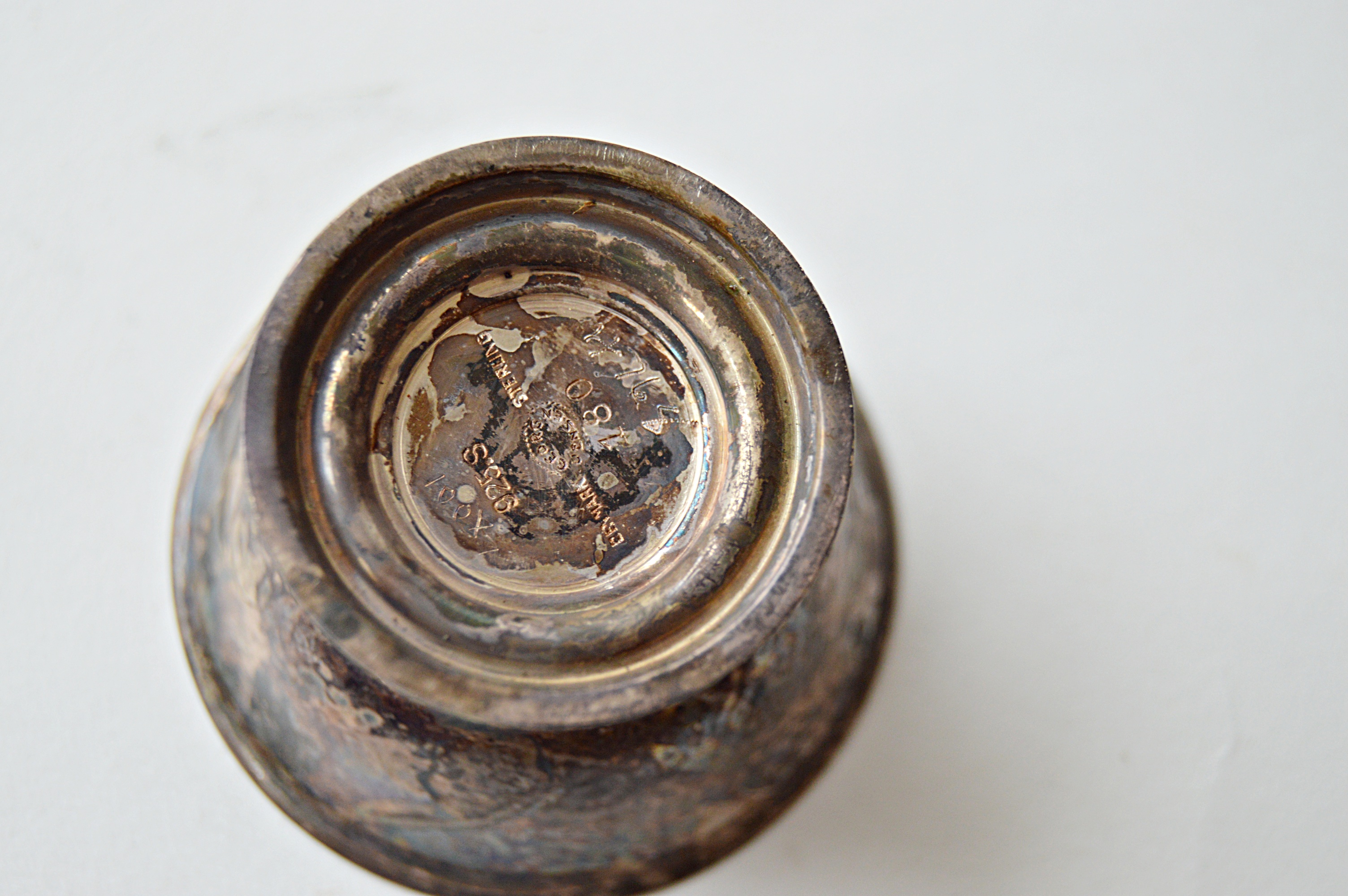 Vintage Georg Jensen Sterling Silver Salt Cellars