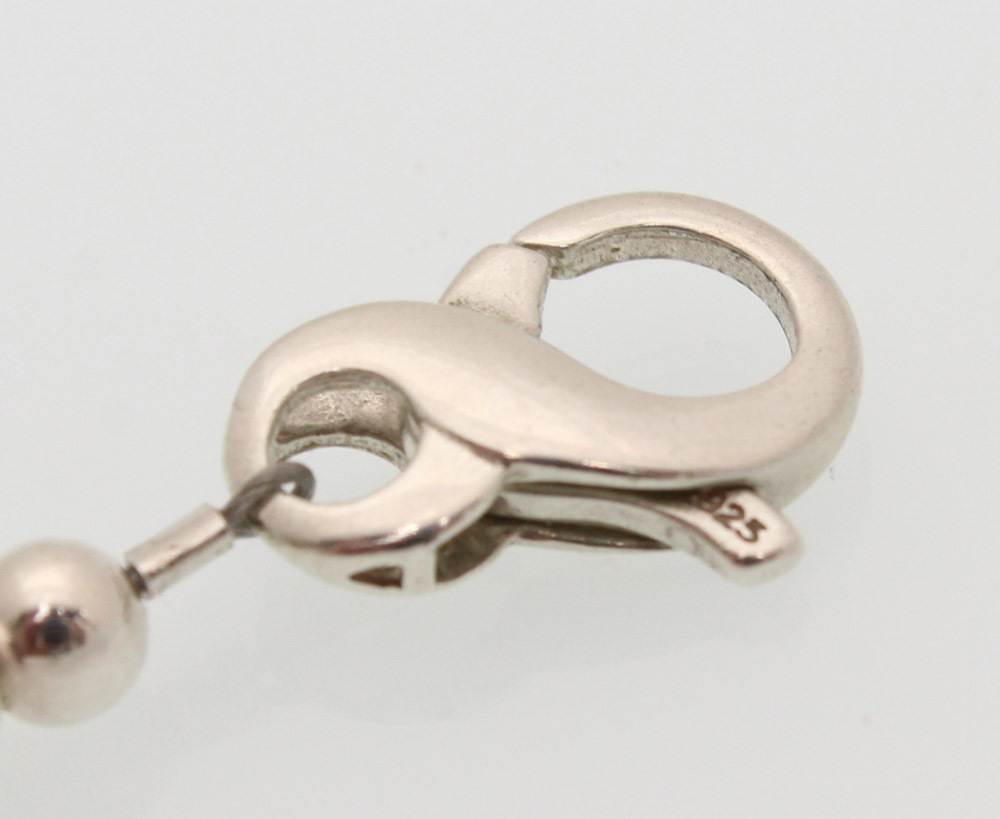 Sterling Silver and Crystal Bracelet