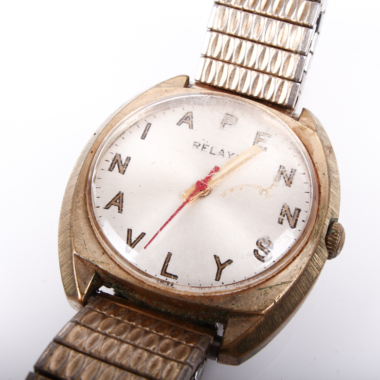 Vintage Penn Relays Gold-Tone Watch