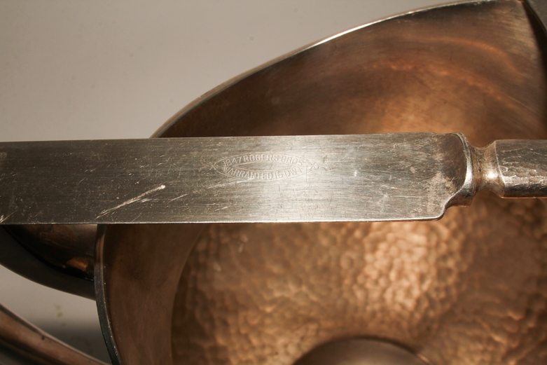 Collection of Hammered Silver-Plated Items and More