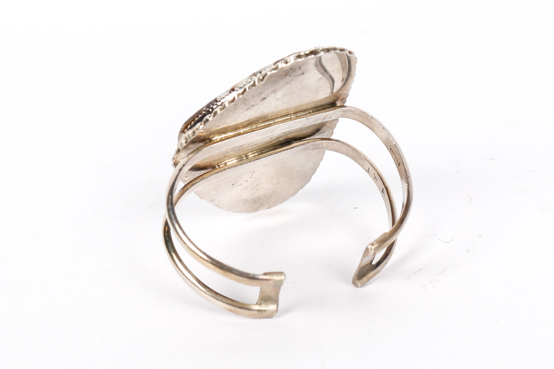 Sterling Silver and Agate Bracelet