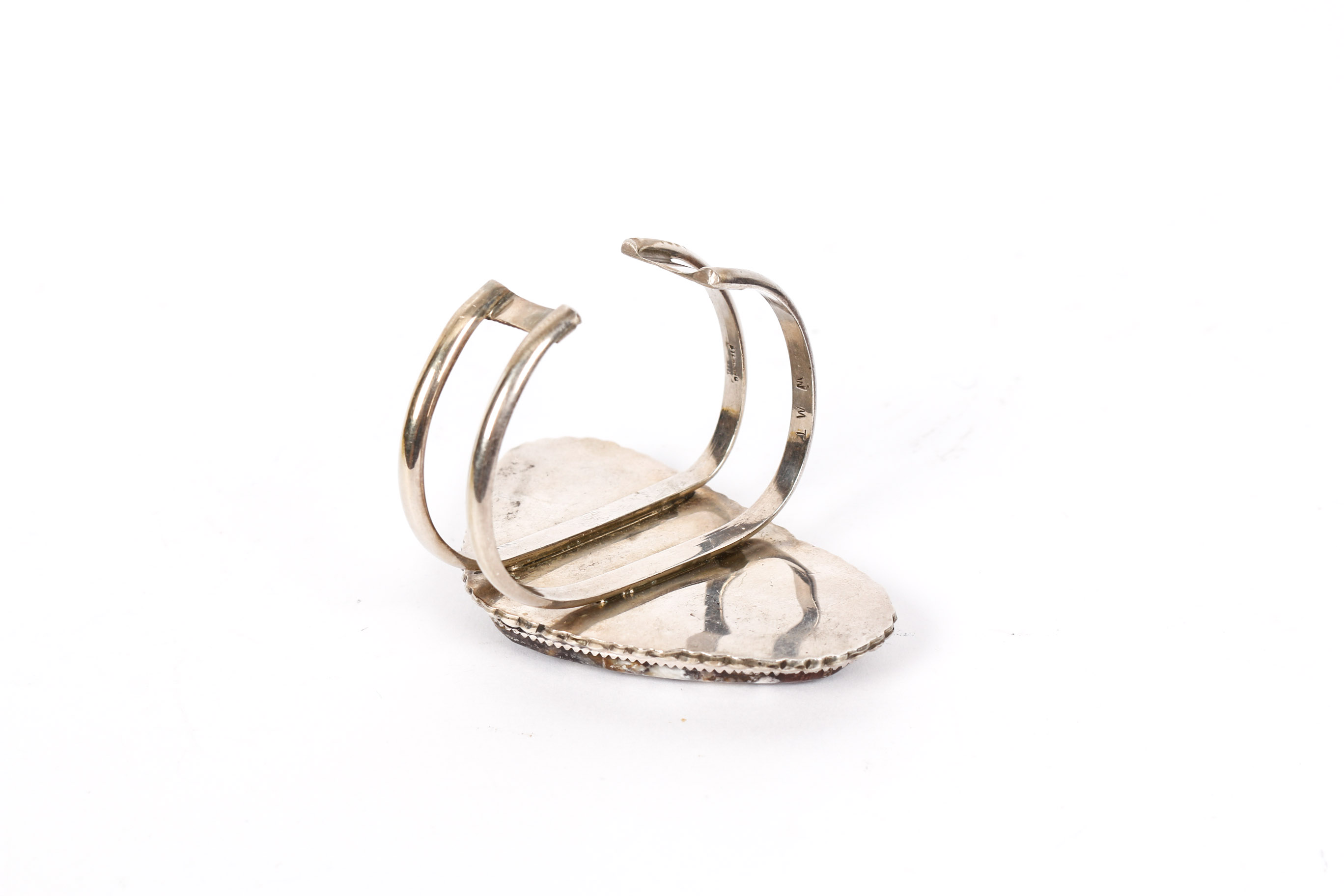 Sterling Silver and Agate Bracelet