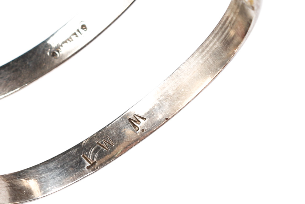 Sterling Silver and Agate Bracelet