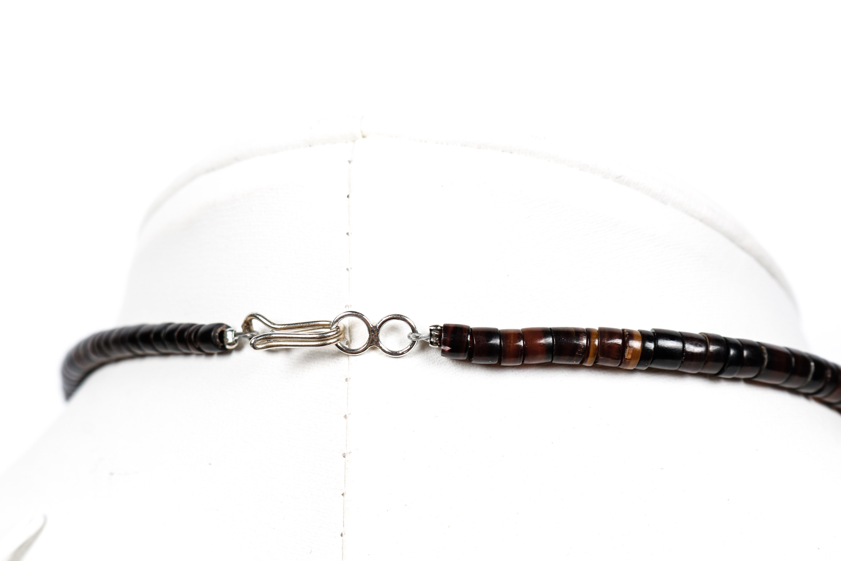 Pair of Large Sterling Silver and Turquoise Necklaces