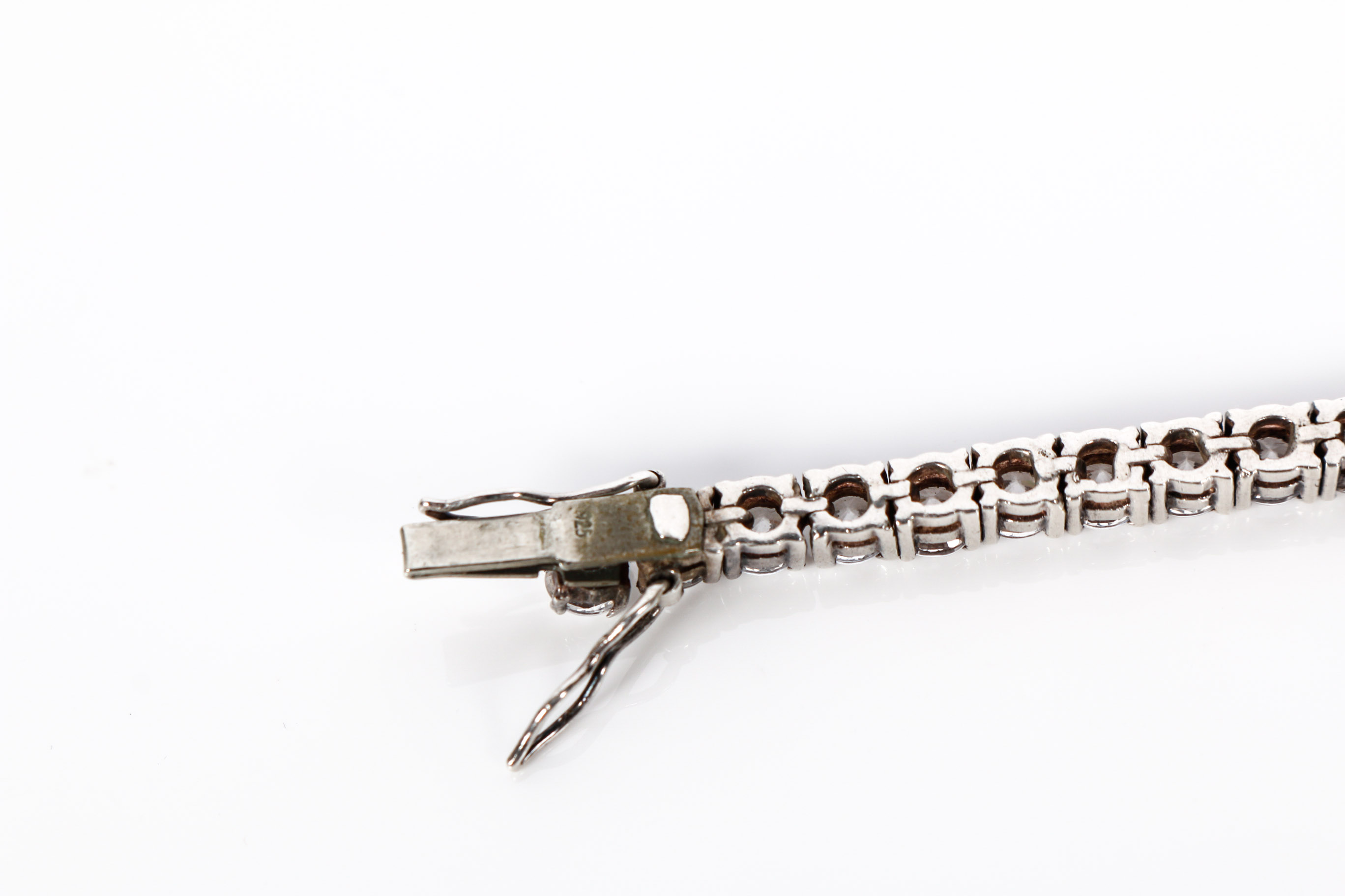 Sterling Silver and Cubic Zirconia Tennis Bracelet