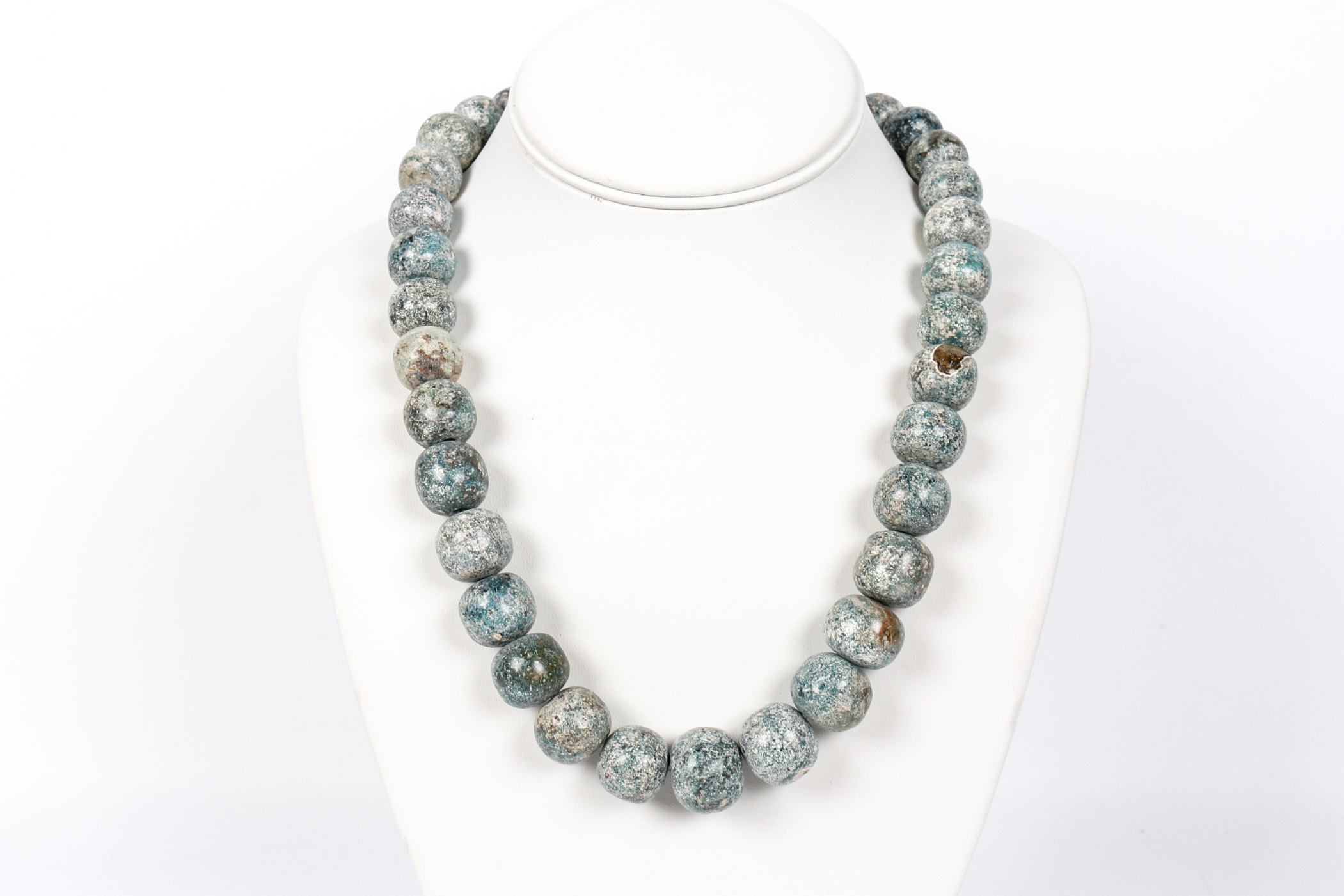 Soapstone and Black Onyx Beaded Necklace