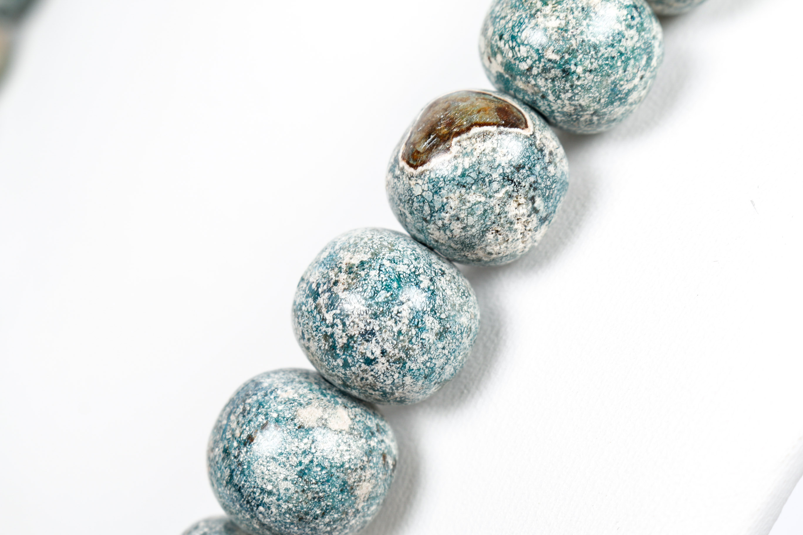 Soapstone and Black Onyx Beaded Necklace